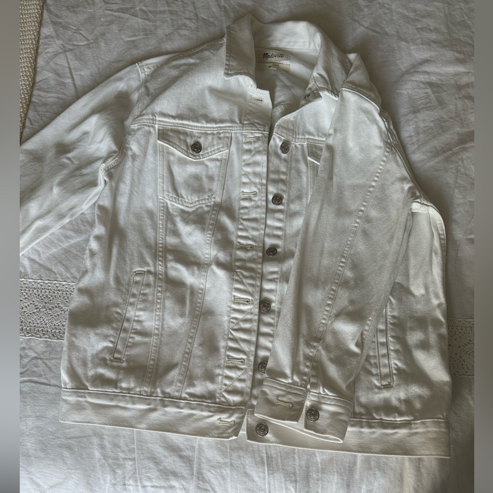 Madewell Classic White Jean Jacket